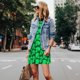 thumbnail image 4 of Easygdp Green Broccoli para Vestido Transpirable de Mujer, Vestido Suelto de Manga Corta con Pliegues y Bolsillos para el Verano, 4 of 7