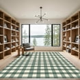 thumbnail image 2 of ODIKA 4'x6' Machine Washable Non-Slip Area Rug, Farmhouse Sage Green High Traffic Rug, Green, 950142, 2 of 7