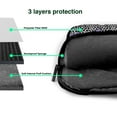 thumbnail image 4 of Lsque Purple Butterflies Pattern Laptop Bag – Portable & Slim Single-Shoulder Computer Case with Adjustable Strap, Protective, Lightweight for 13”/14”/15.6” Laptops, 4 of 8