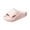 Pink, variant on Unisex Negative Heel Arch Support Slide Sandals, Thick Cushioned EVA Slides For Indoor Outdoor Multi‑Scene Casual Daily Wear Beige
