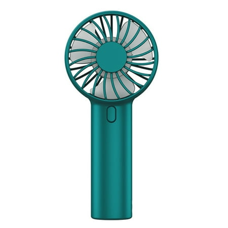 

Mini Portable Fan Dual Motors Powerful Handheld Fan Small Desk Fan with Base Lightweight USB Rechargeable Fan for Stylish Girl Women Men Indoor Outdoor green green，G21211