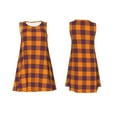 thumbnail image 7 of Pofeuu Fall Buffalo Plaid Print Women's Sleeveless Dress, Loose Fit Summer Dress, Casual Tank Dress for Women, 7 of 7