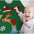 thumbnail image 3 of Árbol de Navidad de fieltro JanHm DIY 3 pies con 26 adornos para niños, 3 of 4