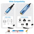 thumbnail image 6 of MillSO USB Type C to 1/4 Headphone Adapter, TRS 6.35mm Female to USB-C Stereo Jack Audio Cable for Amplifier, Home Theater, Smartphones, Laptop, 6 of 8