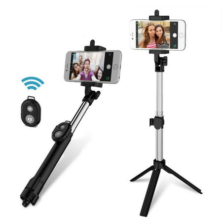 Extendable Selfie Stick Monopod Tripod Remote Bluetooth Shutter Selfie Stick For iPhone 6 7 8