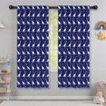 thumbnail image 5 of Blackout Kids Curtains,DarkBlue White Dinosaurs Silhouettes Pattern Childrens Insulated Curtains Set Of 2,Bedroom Essentials,Toddler Room Decor 42"x63", 5 of 5