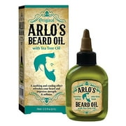 Huile à barbe Arlo's avec huile d'arbre à thé, 2,5 oz