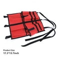 thumbnail image 2 of Sac de Rangement pour Kayak Siège de Canot en Nylon Équipement de Pêche Sangle Réglable Outils Pochette Multi-Poches Cadeaux Rafting Yacht Bateau Rouge, 2 of 9