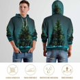thumbnail image 5 of Christmas Tree Light Regular Fit Hoodie, Sporty Pullover Hooded Sweatshirt for Men Women S, 5 of 6