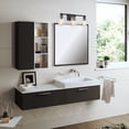 thumbnail image 6 of Lighting MERCY Contemporary 3 Light Rubbed Bronze Bath Vanity Fixture 22" Width, 6 of 7