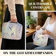 thumbnail image 2 of FOR U DESIGNS Hummingbird Flower Pattern Bible Cover Case Quilted Bible Carrying Case Washable Bible Organizer Cases Carrying Organizer Bag for Bible Study/Daily Use,, 2 of 7