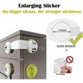 thumbnail image 3 of [10 Pack] Child Safety Locks - No Tools or Drilling Required - for Kitchen, 3 of 5