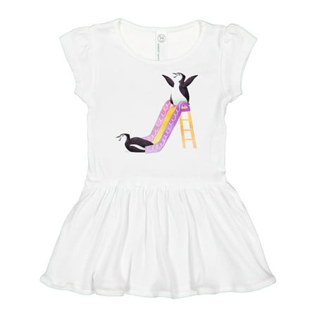 

Inktastic Penguin Slide Gift Baby Girl Dress