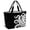 Black White, variant on Navy Blue Octopus Beach Bag for Women, Large Breathable Mesh Beach Tote Bag, Coastal Ocean Animals Nautical Sandproof Lightweight Travel Bags for Vacation Picnic Swimming Pool 15.7"x15.7"x9.1"