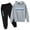 Grey, variant on Trapstar Kids Hoodies Sets Long Sleeve Graphic Sweatshirts for Boys Girls Loose Trapstar Street Pullover Sweatshirts+Sweatpants Kids Set of 2 Classic Sweatshirts Sets(Gray, 100)