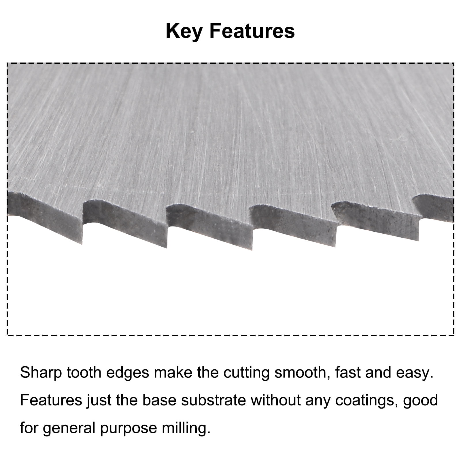 Unique Bargains High Speed Steel (HSS) Milling Cutter Circular Saw Blade 1mm
