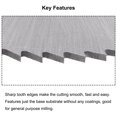 thumbnail image 4 of Unique Bargains 63mm Dia 16mm Arbor 1mm Thick 72 Tooth High Speed Steel Circular Saw Blade, 4 of 5