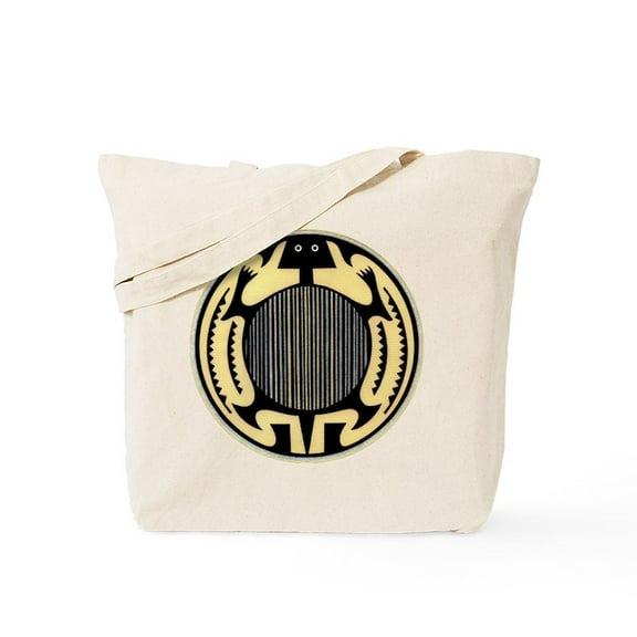 CafePress - MIMBRES STRIPED TORTOISE BOWL DESIGN Tote Bag - Unisex Canvas Tote Bag, Beige, 1-Piece