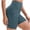 A Blue, variant on Women Short Womens Fashion Regular Casual Comfy Solid Thick Base Body Shaping Pocket Shorts Gray M
