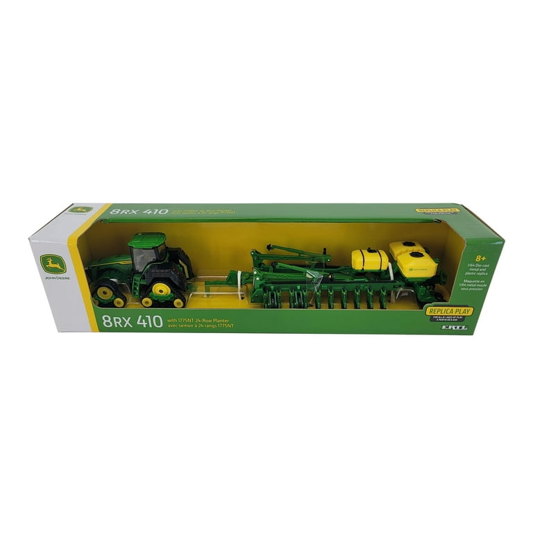 John Deere, 1/64 8RX 410 with 1775NT 24-Row Planter Toy - Walmart.com