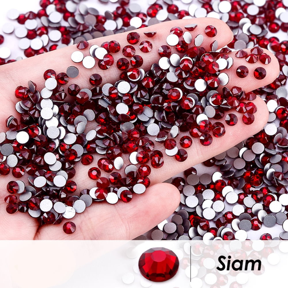 Siam Red Crystal Rhinestones With Claw Glass Stones For Clothes Decoration  Colored Flatback Sew On Rhinestones 50pcs/pack S047 - Rhinestones -  AliExpress