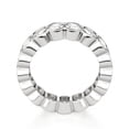 thumbnail image 3 of 6.50 TCW Round Brilliant Cut Eternity Wedding Ring 10K White Gold, 3 of 5
