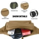 thumbnail image 3 of Oxford Men's Fanny Pack - Crossbody Bag Men's Outdoor Running Personal Fanny Pack MFZFUKR BST3028449-1, 3 of 6