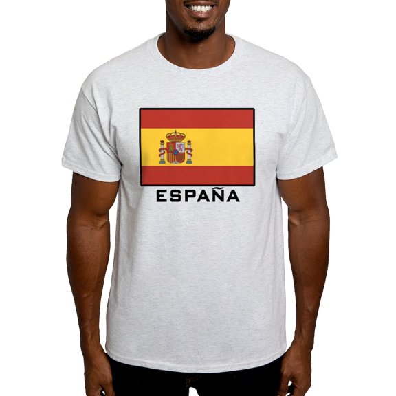 CafePress - Flag Of Spain Light T Shirt - Men's Classic Graphic T-Shirt