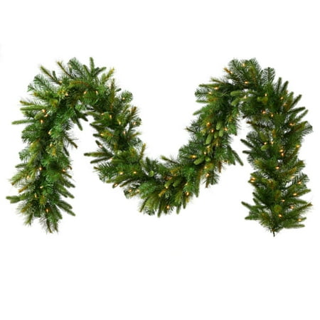 Christmas Garland With Led Lights 9' x 14