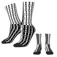 thumbnail image 2 of Mod Two T Socks Chain Link Funny Stockings Ladies Comfortable Outdoor Sports Socks Autumn, 2 of 7