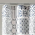 thumbnail image 2 of Lush Decor Monique Patchwork Polyester Shower Curtain, 72x72, Blue, Single, 2 of 3
