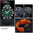 thumbnail image 4 of Correa de reloj de caucho fluorado de liberación rápida para hombre Tissot Starfish T120.417 Sagitar T125 Correa negra Samurai Correa Armani 20 mm 22 mm, 4 of 5