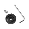 thumbnail image 1 of Cold Shoe Mount Adapter, 1/4in Cold Shoe Mount Adapter Durable Double Sided Switch 1/4 in Screw Hole  for Camera Cage, 1 of 8