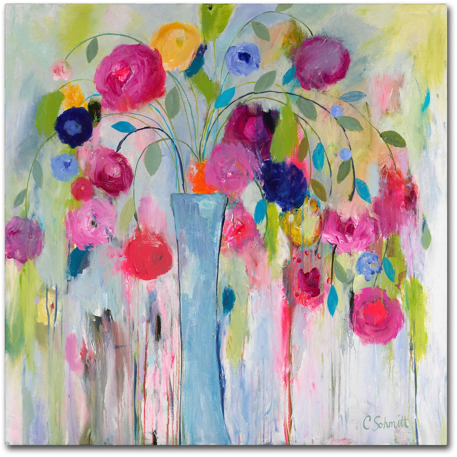 Trademark Fine Art "Joie de Vivre" Canvas Art by Carrie Schmitt