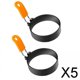 thumbnail image 1 of 5 anillos para cocinar huevos , herramienta antiadherente de primera calidad para moldear huevos 5 piezas, 1 of 10