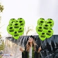 thumbnail image 5 of PMU Graduation Balloons 11 Inch PartyTex Premium Lime Green with All-Over Print Black Grad Caps-Confetti and Streamers Pkg/25, 5 of 7