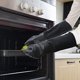 thumbnail image 4 of Extra Long Professional Silicone Oven Mitt, Heat Resistant Cooking Glove With Internal Cotton For K, 4 of 5