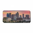 thumbnail image 1 of City Computer Mouse Pad, Los Angeles California Skyline with Modern Buildings and an Orange Sky, Rectangle Non-Slip Rubber Mousepad X-Large, 35" x 15" Gaming Size, Multicolor, by Ambesonne, 1 of 2