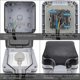 thumbnail image 4 of Ip66 Waterproof Outdoor Socket, Wall Socket For Outdoor Use, Waterproof Outdoor Socket, Protruding Protection Contact External Socket With Hinged Cove, 4 of 5