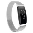 thumbnail image 3 of Correa de reloj milanesa para Fitbit Inspire/Inspire HR (Plata S), 3 of 5