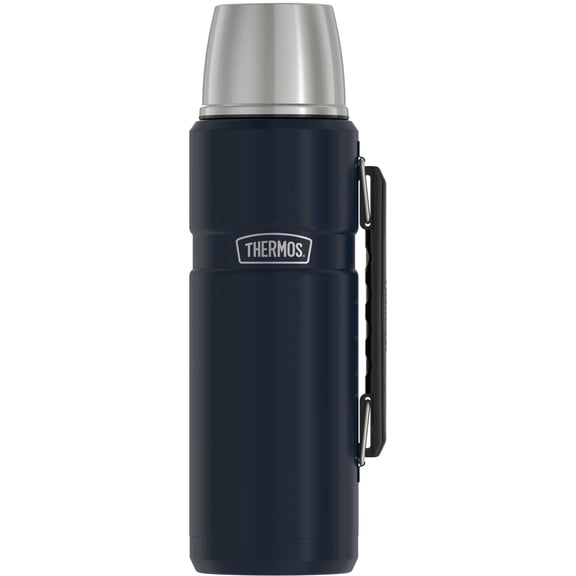 Thermos Stainless King Vacuum Insulated Beverage Bottle, Matte Midnight Blue, 40oz