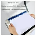 thumbnail image 5 of Binding Machine 21 Hole Rubber Ring Clamp Strip A3 Comb Binding A4 Document Cover Punching, 5 of 5