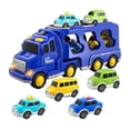 thumbnail image 1 of Camión de bomberos CUTICAT coche de juguete eléctrico de fricción con luces y sonidos para edades de 3 a 5 años Azul, 1 of 8