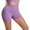 Purple, variant on Women Yoga Shorts, Polyamide Slim Fit Elastic Waist Stretch Workout Shorts for Daily Wear