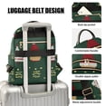 thumbnail image 3 of FORMRS Mini Backpack Purse for Women Travel Daypack Casual Shoulder Bag, Christmas Santa Hats, 3 of 7