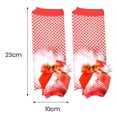 thumbnail image 5 of 1 Pair Christmas Mesh Gloves Women High Elasticity Fingerless Red Fishnet Gloves Cosplay Stage Performance Party Accessories, 5 of 6