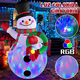 thumbnail image 2 of "Inflable Navidad Belug  1.8m De Muñeco Nieve Luces Led Giratoria ", 2 of 4