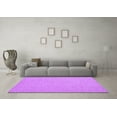 thumbnail image 3 of Ahgly Company Indoor Rectangle Solid Purple Modern Area Rugs, 2' x 5', 3 of 4