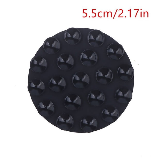 Almohadilla de succión de silicona de doble cara para accesorio de teléfono móvil, ventosa de goma de silicona adhesiva con respaldo para almohadilla fija