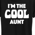 thumbnail image 3 of Instant Message - I'm The Cool Aunt - Women's Short Sleeve Graphic T-Shirt, 3 of 6